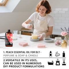 FRAOIL Peach oil packaging presents a gift-ready option for loved ones.