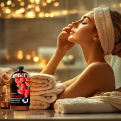Premium FRAOIL packaging and gift-ready glass bottle.