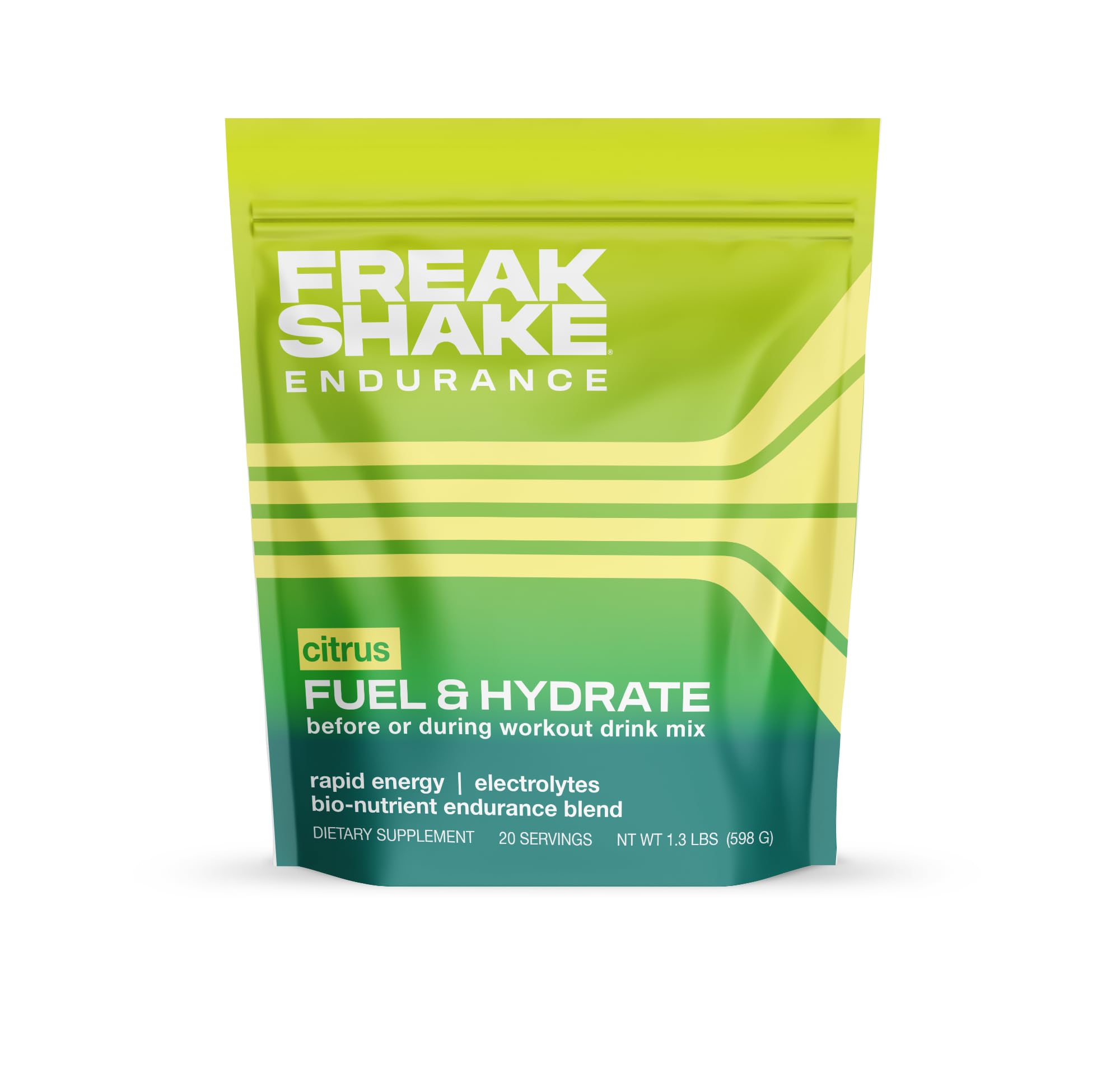 Freak Shake Fuel & Hydrate endurance setup for long workouts.
