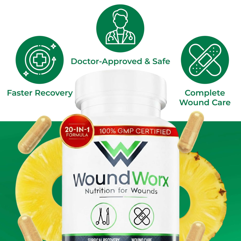 Free Life Labs WoundWorx probiotics focus on gut-supporting wellness.