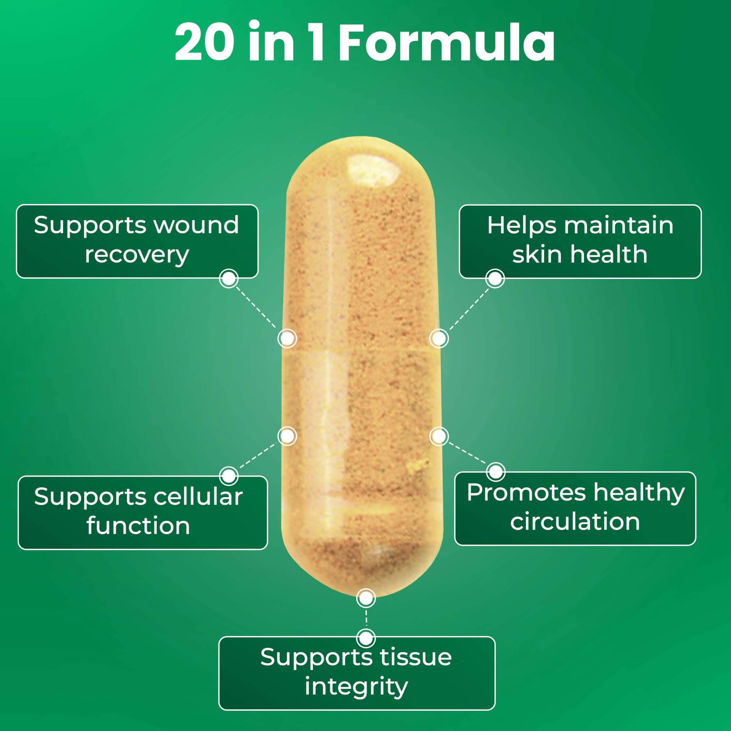Free Life Labs WoundWorx Vitamin C emphasis for tissue support.