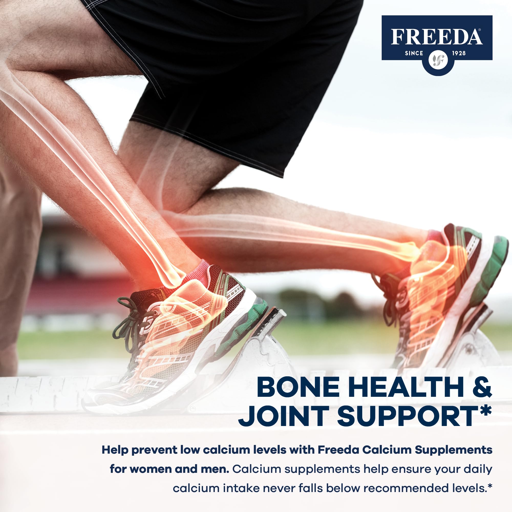 Freeda Calcium Gluconate box packaging with label details