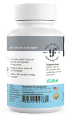Freeda Calcium Gluconate nutrition facts panel for informed use