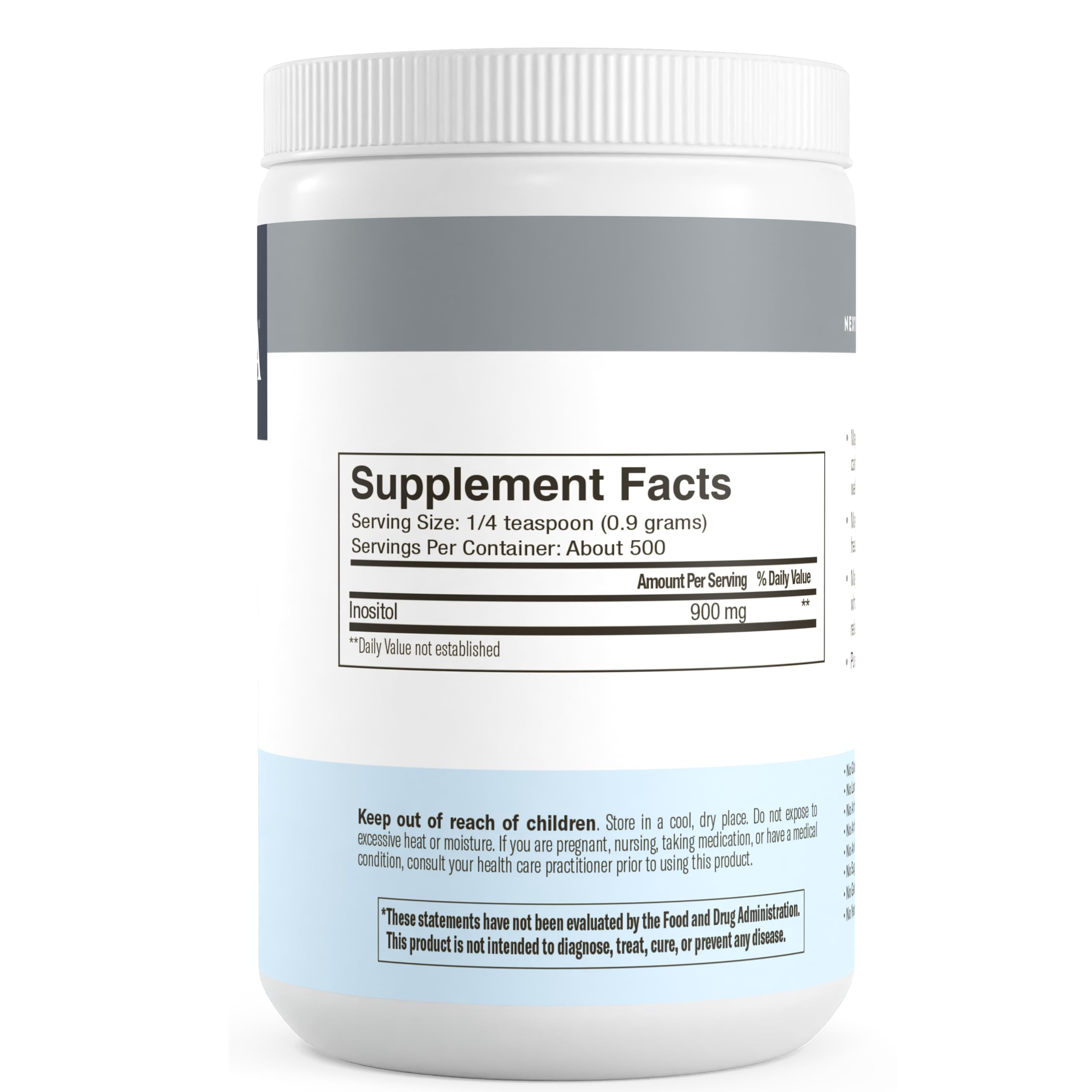 Freeda Pure Myo-Inositol packaging front shows 16 oz size.