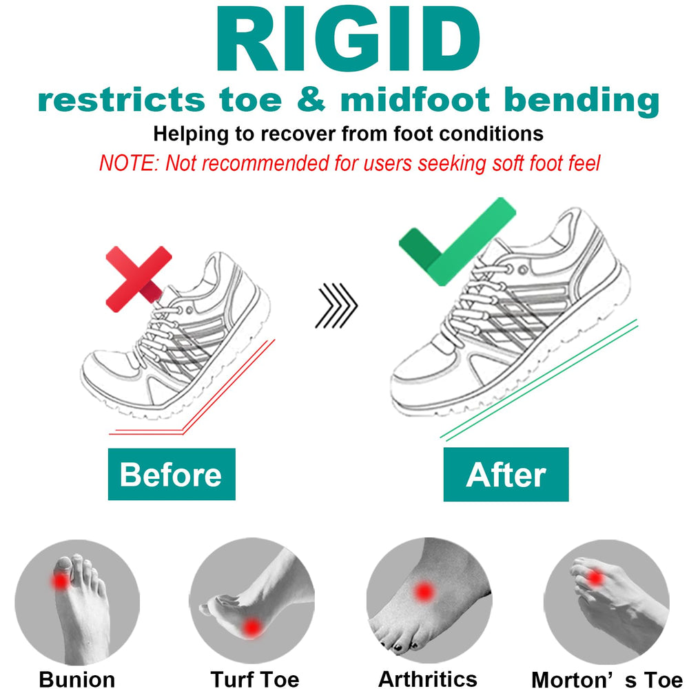 Freeior carbon fiber insole side profile emphasizes slim, protective rigidity