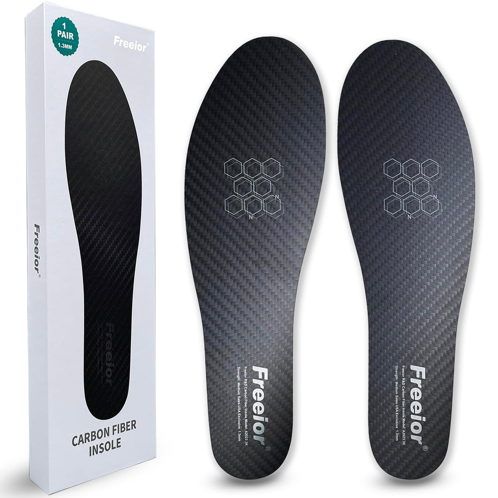 Freeior carbon fiber insole for turf toe support in daily use