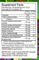 FrenchGlory OPC90 powder pack designed for convenient isotonic preparation.