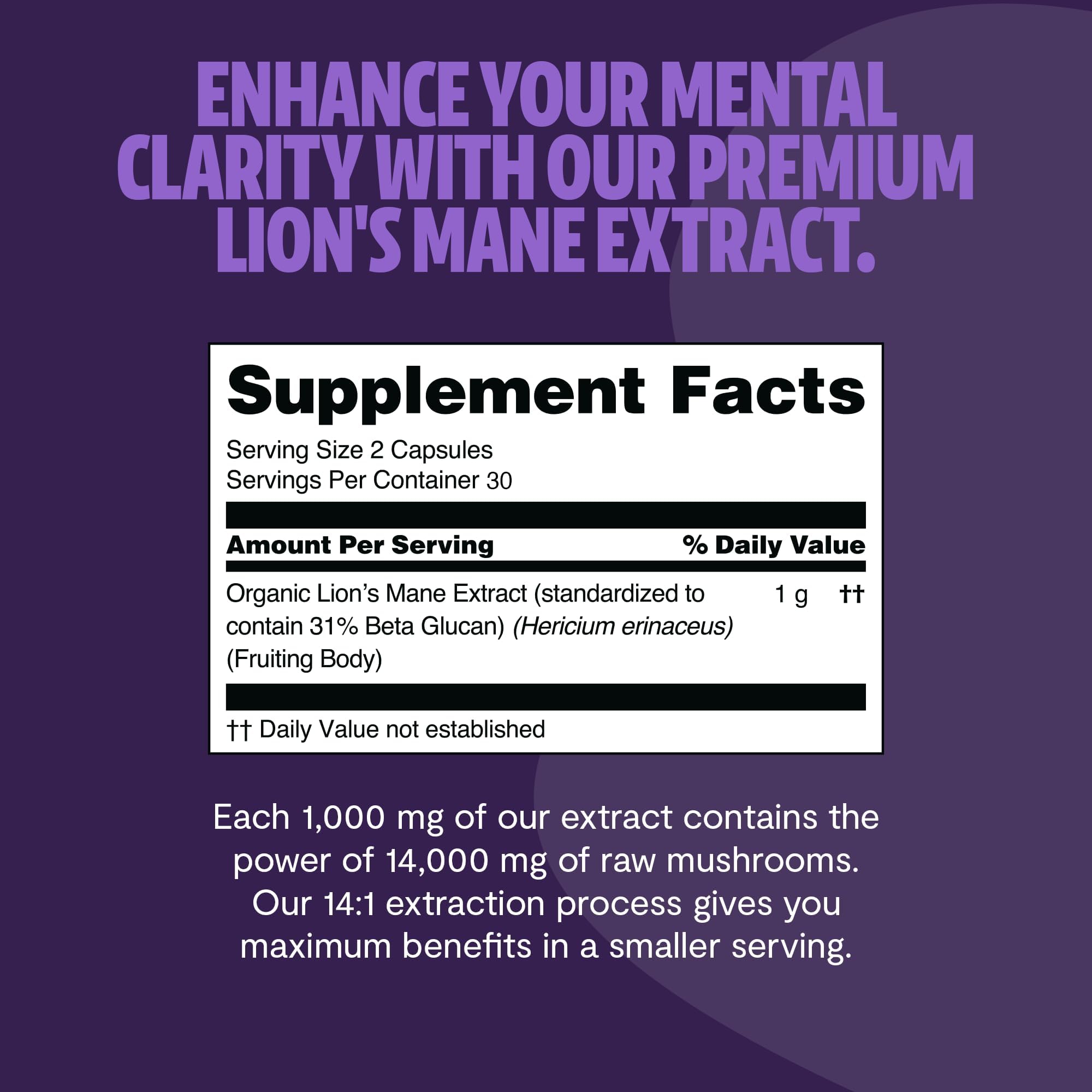 FreshCap Lions Mane Organic Certification badge signaling pure ingredients