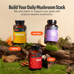 FreshCap Mushrooms Cordyceps capsules daily-use format supports consistency