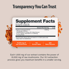 FreshCap Organic certification label indicating trusted organic ingredients