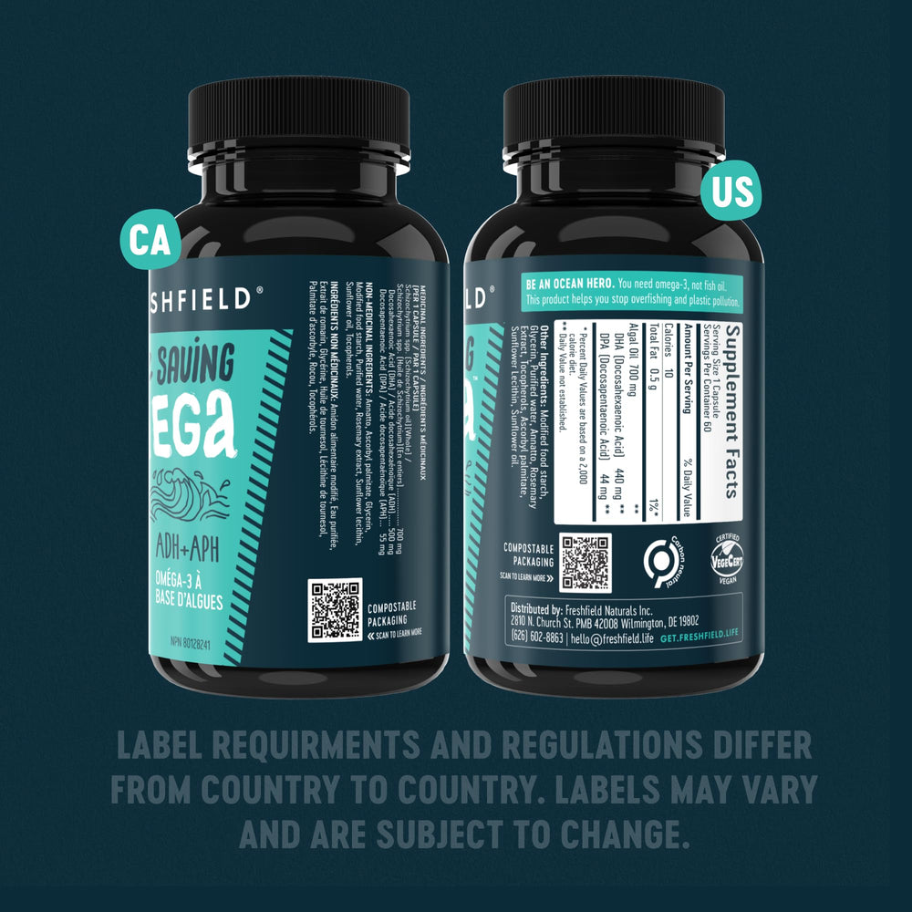 Freshfield DPA per capsule detail highlights richer omega-3 profile