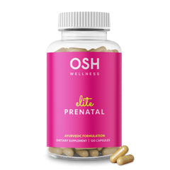 Freshly Moms Ayurvedic Elite Prenatal bottle front supports daily prenatal nourishment