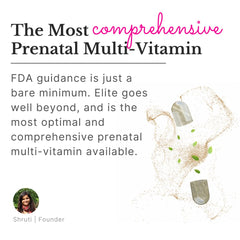 Freshly Moms Ayurvedic Elite Prenatal lifestyle shot suggests daily wellness ritual