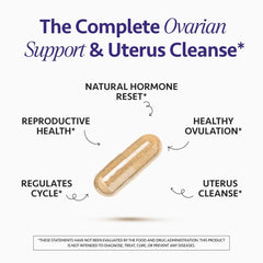 Freshly Moms red clover blooms suggesting gentle PCOS symptom support