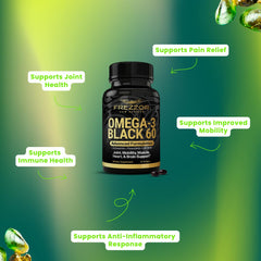 FREZZOR Omega-3 Black patent extraction tech visual