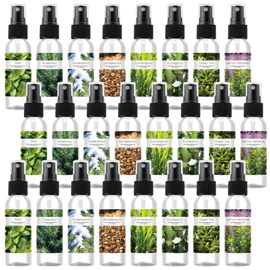 Frienda 24-piece herbal scented mini sanitizers set, ideal for gifts and organization.