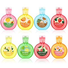 Frienda 24-pack hand sanitizer bottles close-up, compact 30 ml travel size.