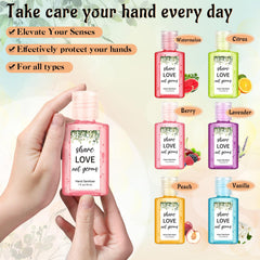 Frienda mini sanitizer with mandarin scent, refreshing citrus aroma for guests