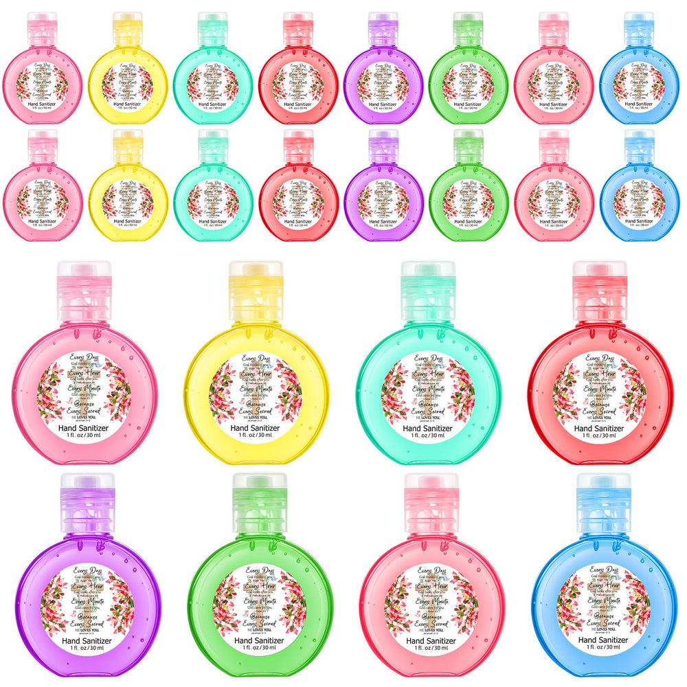 Frienda Christian hand sanitizer bottles in a 24-pack for convenient gifting and daily use.