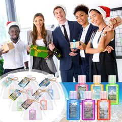 Frienda hand sanitizer coconut bottle with card, versatile stocking stuffer