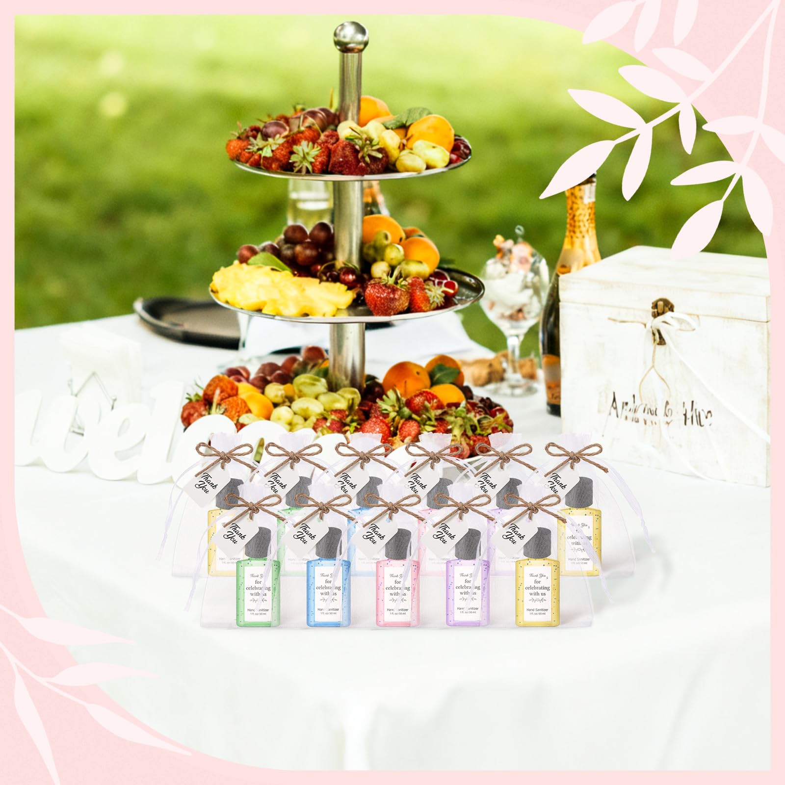 Frienda hand sanitizer fragrance variety includes lavender, vanilla, citrus.