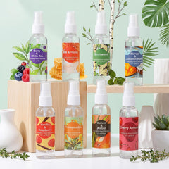 Frienda colorful mini bottles offering convenient cleanliness at work or school.