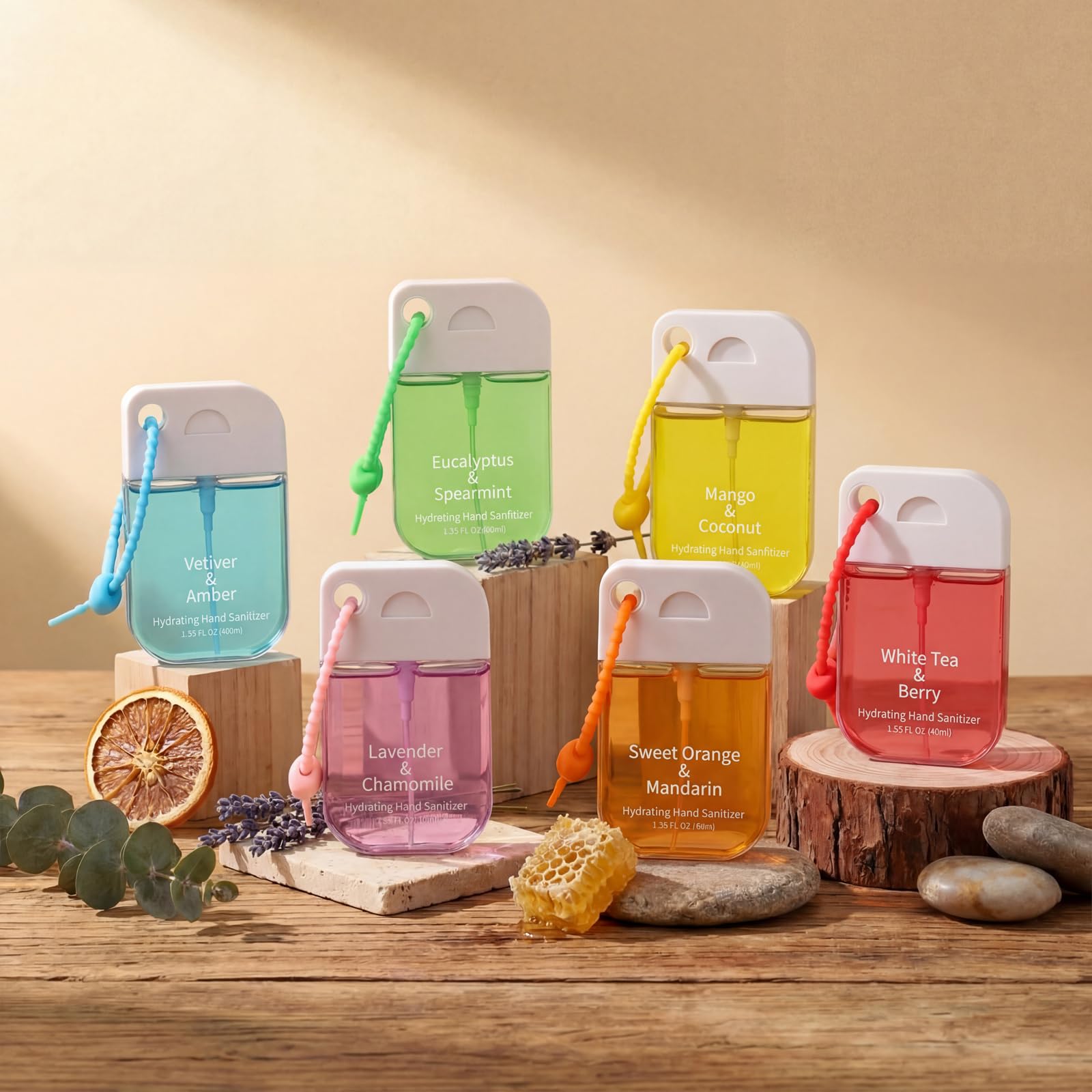Frienda Portable 40ml travel bottle with lanyard for convenient access