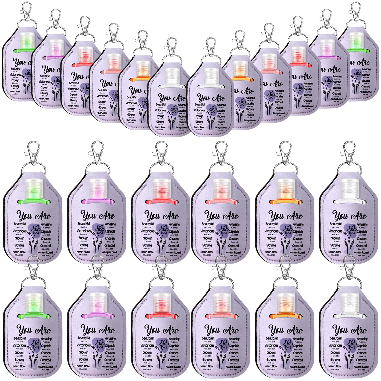 Frienda purple flower sanitizer — compact on-the-go hand cleansing for daily use.