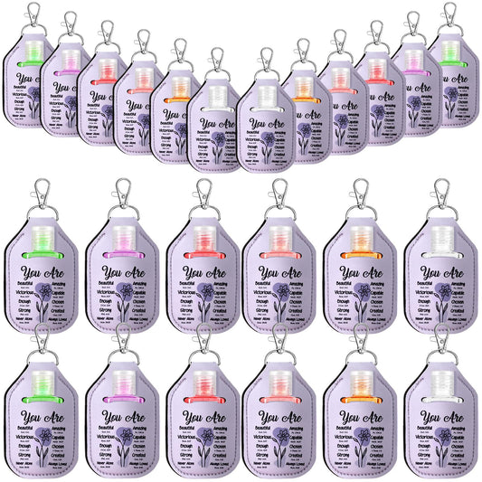 Frienda purple flower sanitizer — compact on-the-go hand cleansing for daily use.