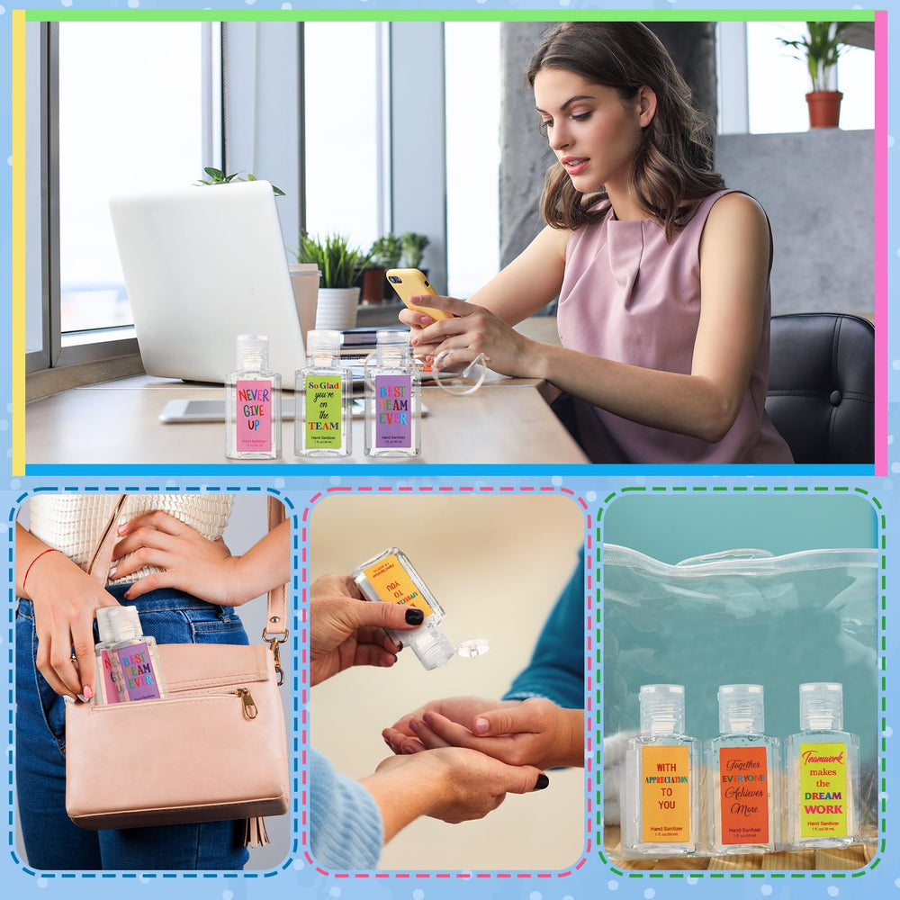 Frienda orange-scented hand sanitizer 1oz for a refreshing workday.