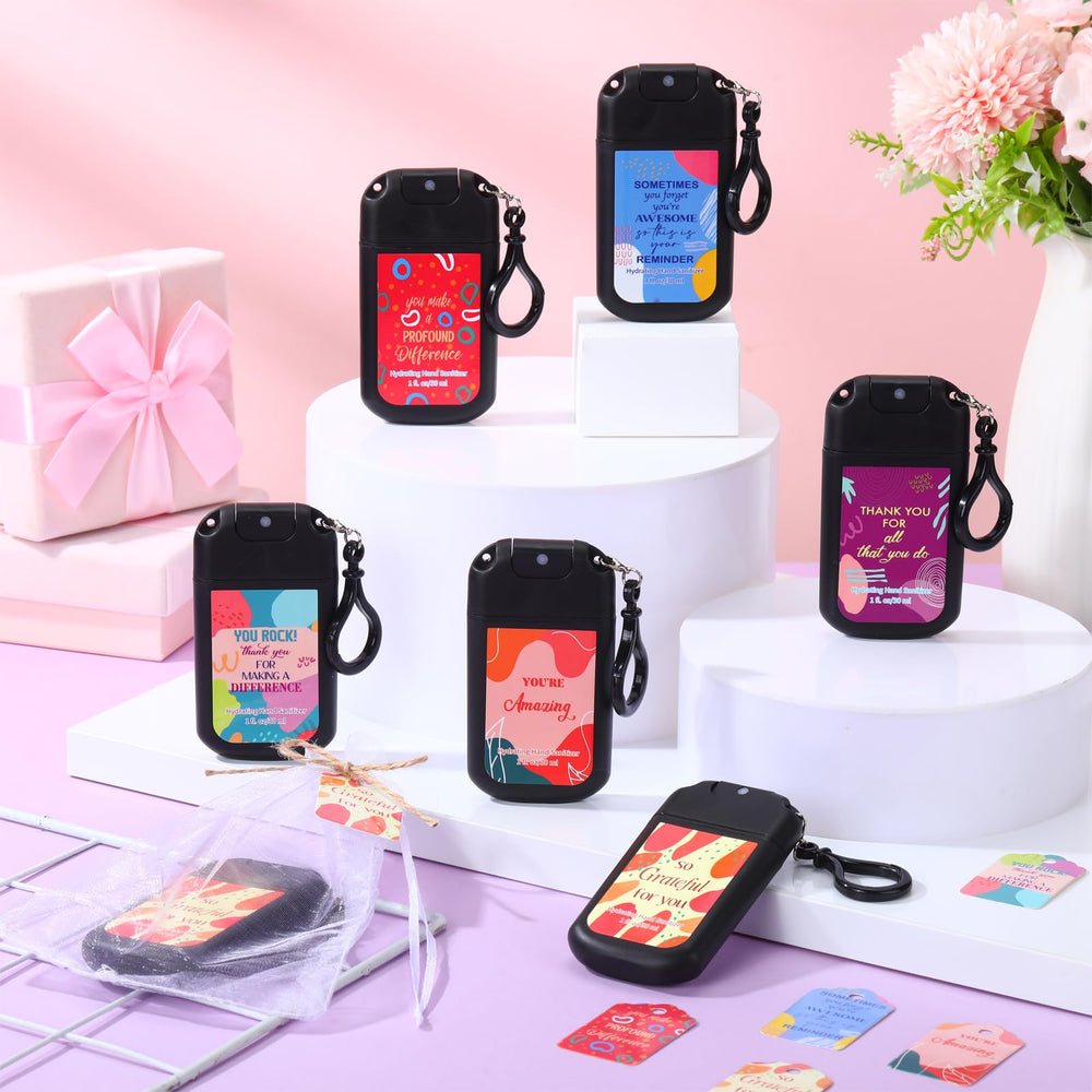 Frienda six-style mini sanitizers offering variety for events and daily use