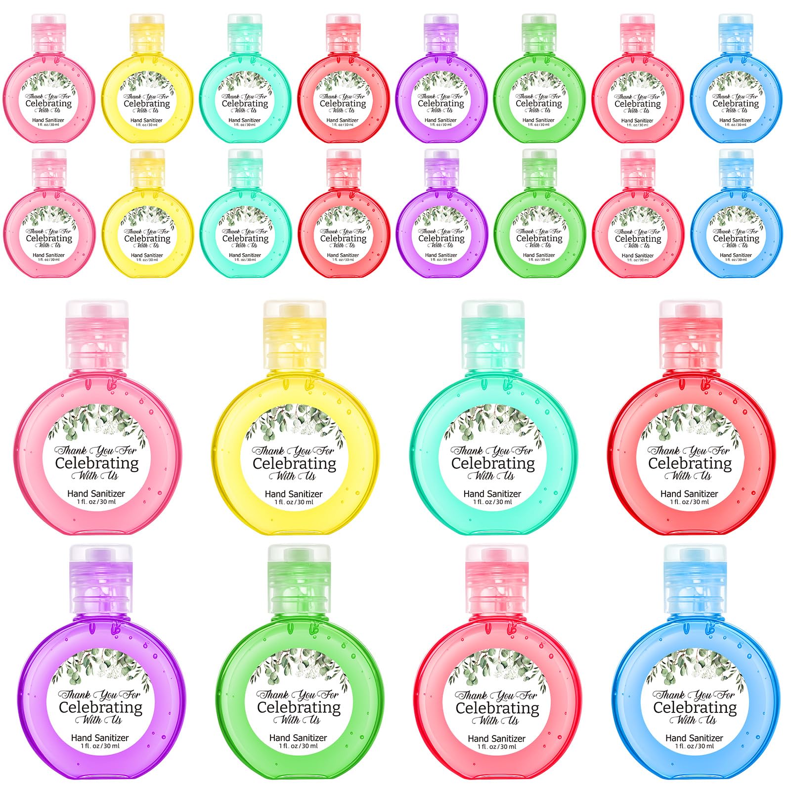 Frienda wedding hand sanitizer 24-pack bulk ideal as guest favors