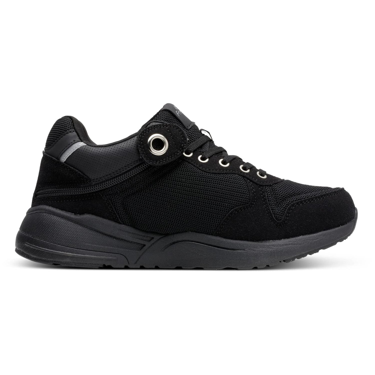 Friendly Shoes Excursion Low-Top entry portal for easy wear and independence.