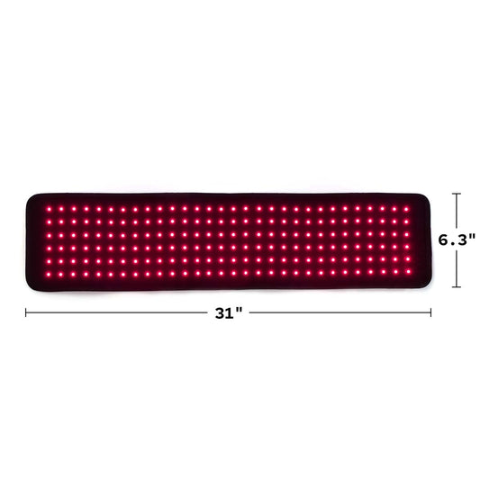 Fringe Red Light Wrap wearable design allows hands-free therapy during activities.