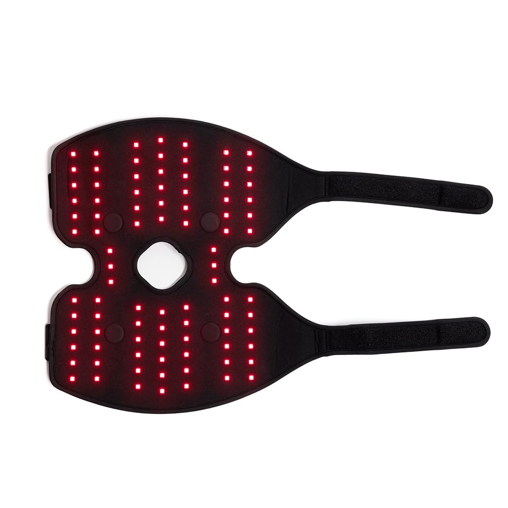 Fringe wireless therapy device enables on-the-go light therapy from anywhere.