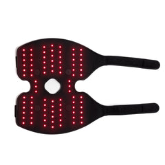 Fringe wireless therapy device enables on-the-go light therapy from anywhere.
