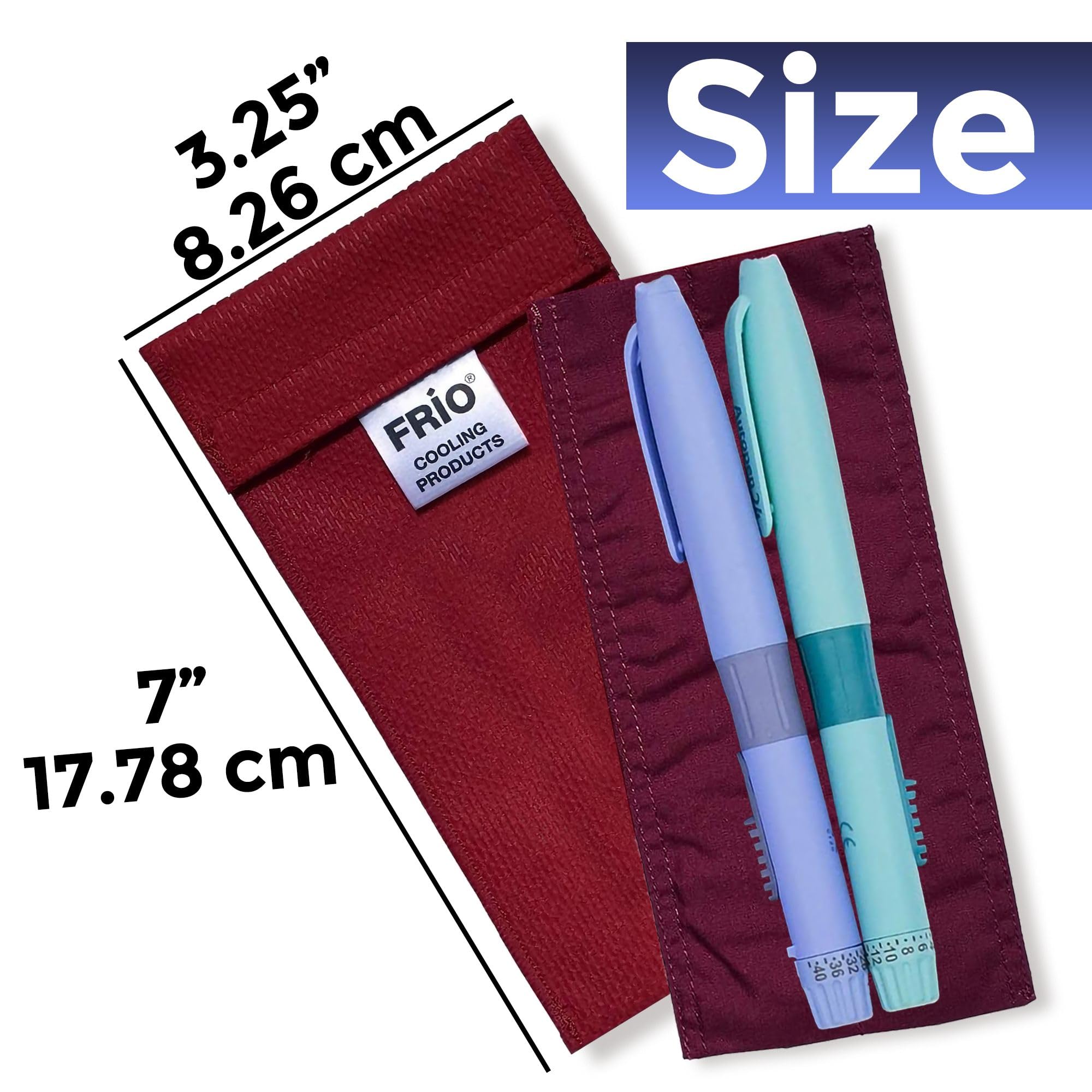 FRIO Duo travel-friendly design fits in bags and purses.
