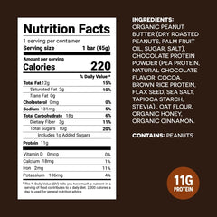 FRO PRO gluten-free dairy-free snack bar banner communicates dietary options.