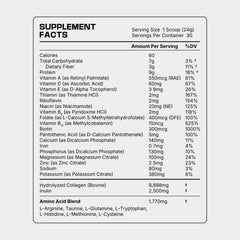 Glass of Frog Fuel Performance Greens shake showing smooth mixability.