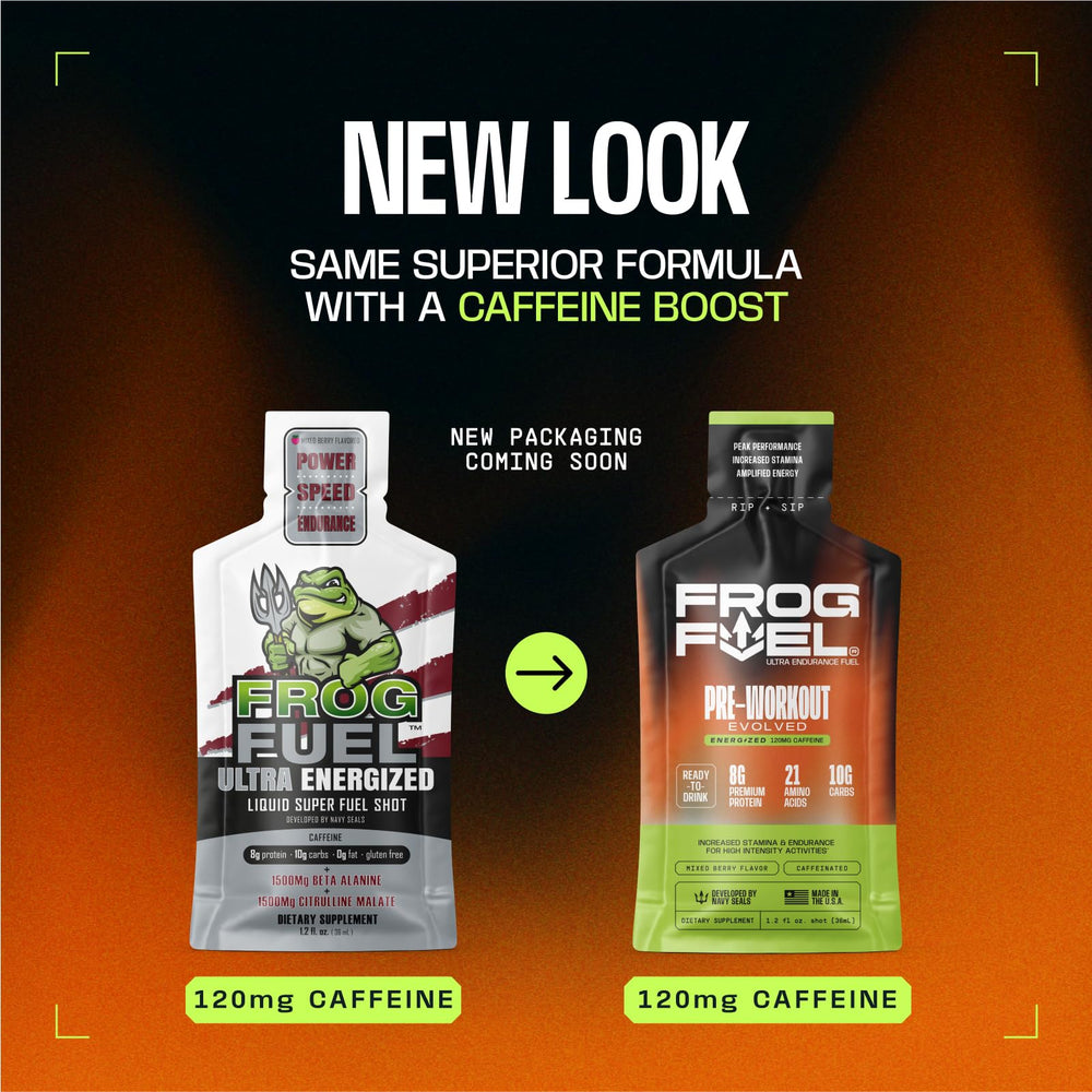 Frog Fuel Ultra nutrition facts panel for quick reference
