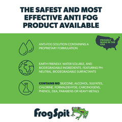 Frog Spit quick-dry formula leaves surfaces clear in seconds