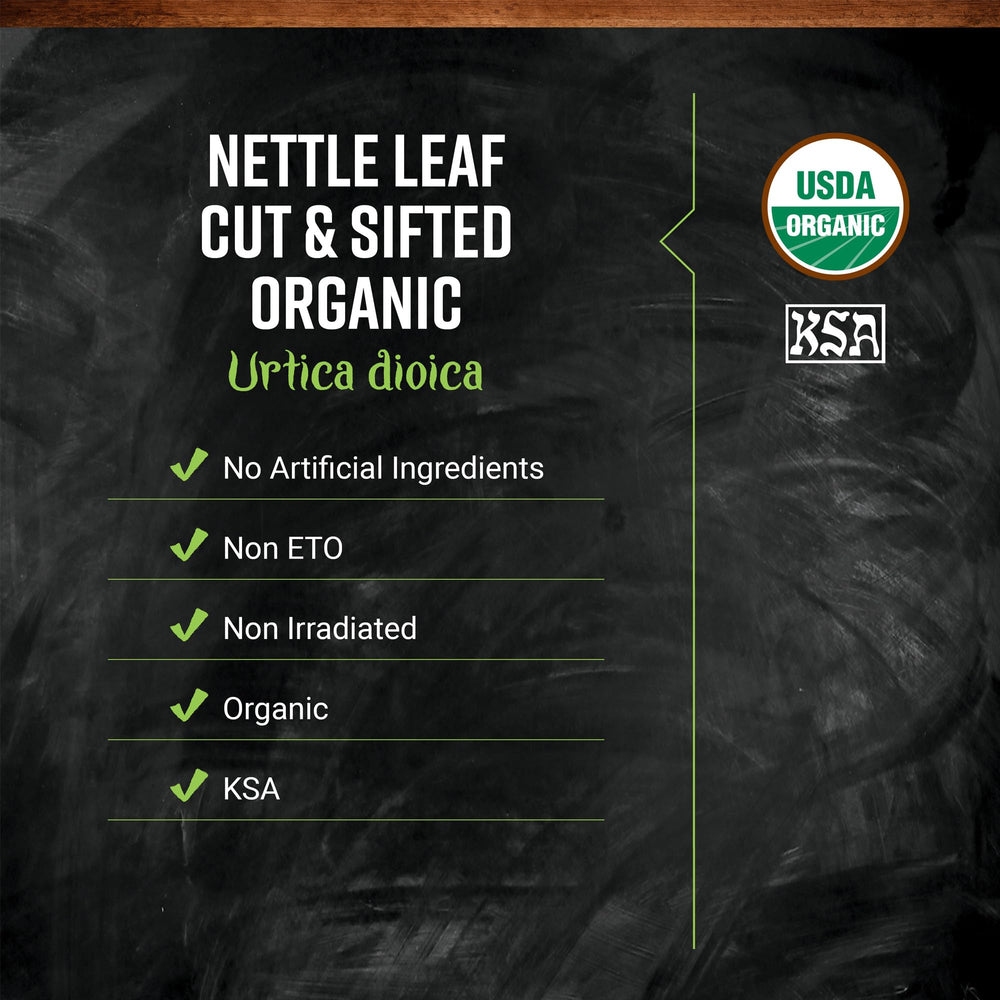 Frontier Co-op nettle leaf grown in Bulgaria emphasizing sustainability