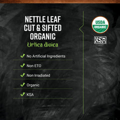 Frontier Co-op nettle leaf grown in Bulgaria emphasizing sustainability
