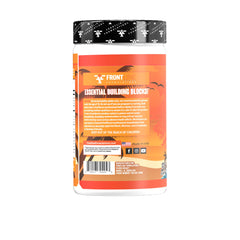 Glass with Amino Flood dissolving signals clean hydration ready for training.