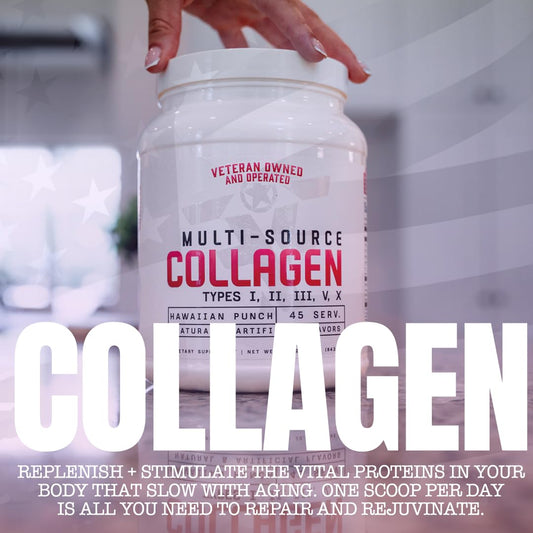 Frontline Formulations collagen chocolate peanut butter jar invites tasty daily use.