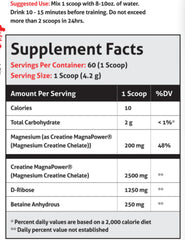 FRONTLINE FORMULATIONS Creatine Chaos unflavored powder blends smoothly in water