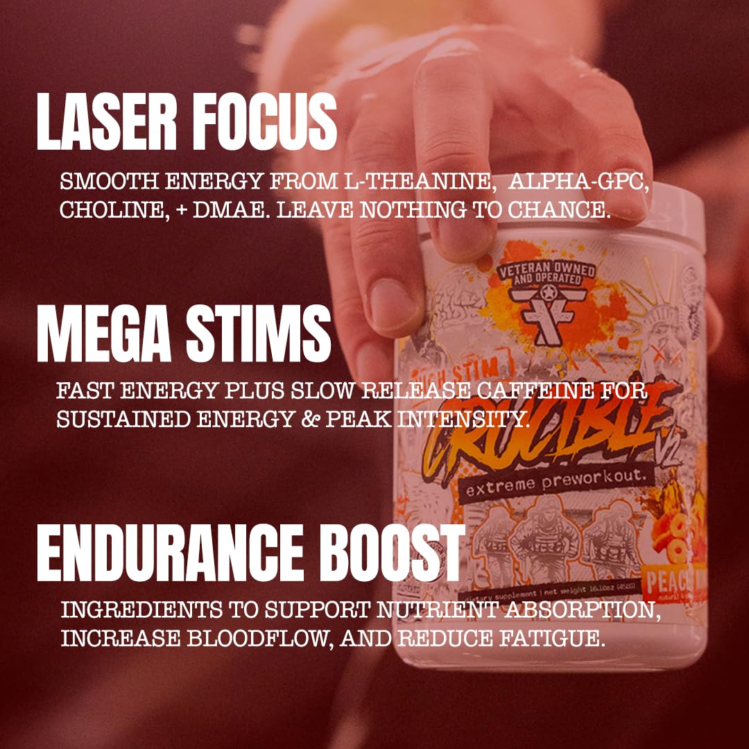 FRONTLINE FORMULATIONS Crucible shaker ready to energize training sessions.