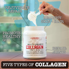 Frontline Formulations grass-fed bovine collagen showcases premium sourcing.
