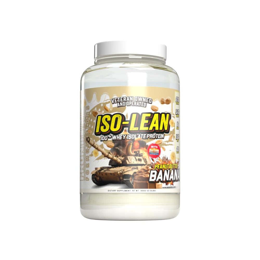 Frontline Formulations Isolean bottle for quick post-workout recovery