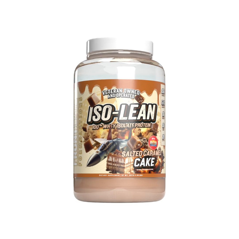 Frontline Formulations Isolean bottle for fast absorption and lean recovery.